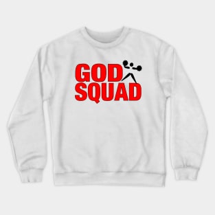 GOD SQUAD - Cheerleader Red Crewneck Sweatshirt